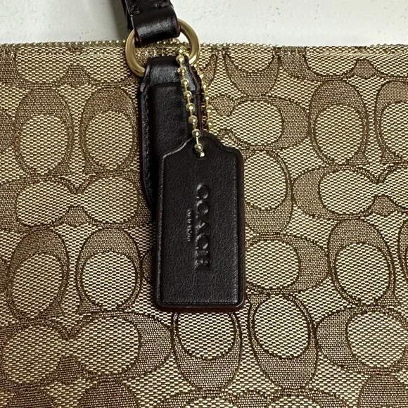 Coach Women’s Signature Zip Top Tope Bag - Picture 4 of 9